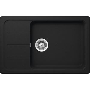 Produktbild für Spülbecken SCHOCK Formhaus D-100LS, Einzelbecken, onyx