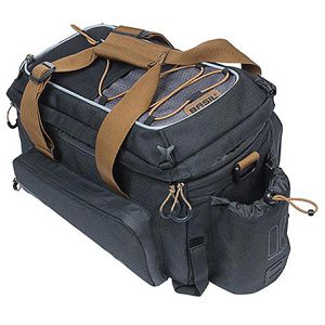 Gepäckträgertasche Basil Miles XL Pro, schwarz-braun