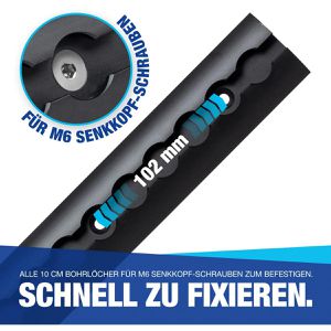 Produktbild für Airlineschiene NTG Standard, Set, zum Schrauben, 4 Stück