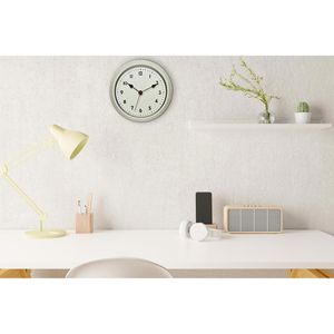 Produktbild für Wanduhr TFA 60.3541.09, Metall, analog, Funkuhr