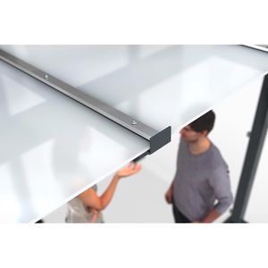 Produktbild für Personenunterstand WSM Passau P14, anthrazit, aus Metall