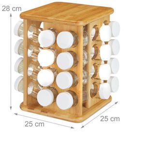 Produktbild für Gewürzkarussell Relaxdays XXL, 10024209, drehbar