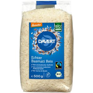 Reis Davert Echter Basmati demeter, BIO