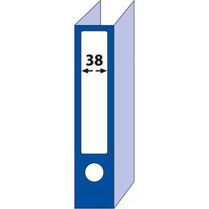 Produktbild für Rückenschilder Sigel LA 410, weiß