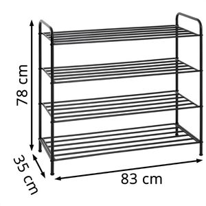 Produktbild für Schuhregal Haku-Möbel 25562, aus Metall
