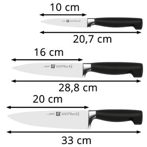 Produktbild für Messerset Zwilling Vier Sterne 35048-000