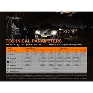 Produktbild für Taschenlampe Fenix PD36 TAC, LED, aufladbar