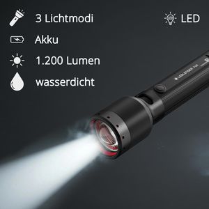 Produktbild für Taschenlampe Ledlenser P6R, LED, aufladbar