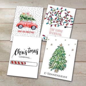 Produktbild für Weihnachtskarte Sigel DS701 Colourful Christmas