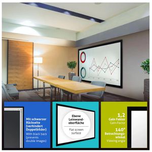 Produktbild für Beamer-Leinwand ESMART Professional MIRALE