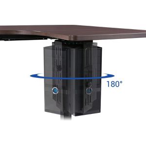 Produktbild für PC-Halterung FlexiSpot CH1B, schwarz, drehbar