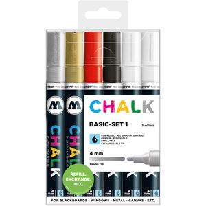 Kreidemarker Molotow Chalk Marker, farbig sortiert