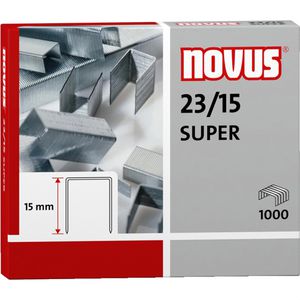 Heftklammern Novus 042-0044, Typ 23/15 Super