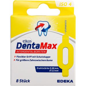 Produktbild für Interdentalbürsten elkos DentaMax Gelb, ISO-Größe 4