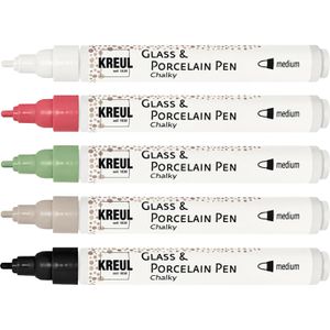 Produktbild für Porzellanstifte Kreul Glass &amp; Porcelain Pen Chalky, 16570