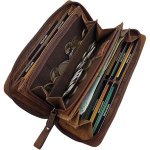 Produktbild für Portemonnaie Böttcher-AG 1046, cognac, aus Echt Leder