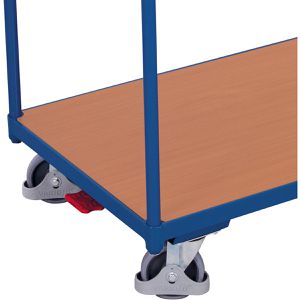 Produktbild für Tischwagen VARIOfit sw-600.502, aus Metall &amp; Holz