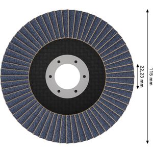 Produktbild für Fächerschleifscheibe Bosch X451, 2608626167