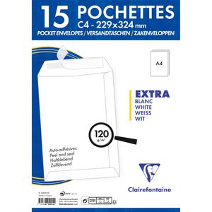 Produktbild für Versandtaschen Clairefontaine 825015C, weiß, C4