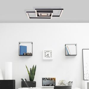 Produktbild für Deckenleuchte Brilliant Metis, schwarz, LED