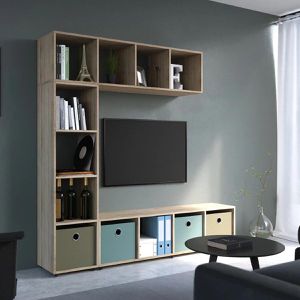 Produktbild für Bücherregal Vicco Ludus, sonoma eiche