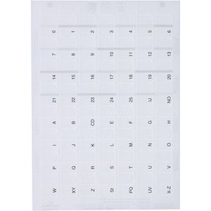 Produktbild für Register Durable 6833-19, A4 Überbreite, blanko