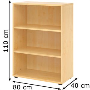 Produktbild für Aktenregal Hammerbacher Serie 9 Advanced, aus Holz