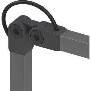 Produktbild für Schreibtischlampe Waldmann Lucio, schwarz, LED, dimmbar