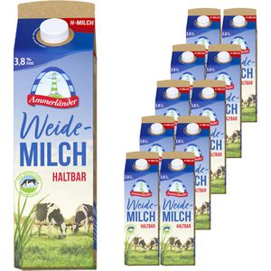 Milch Ammerländer H-Weidevollmilch, Fettgehalt 3,8%