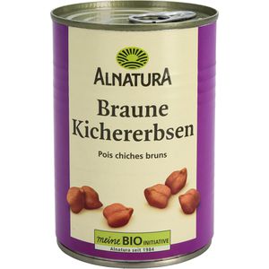 Gemüsekonserve Alnatura Braune Kichererbsen, BIO