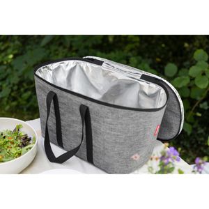 Produktbild für Kühltasche Reisenthel Coolerbag twist silver, faltbar