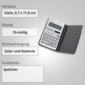 Produktbild für Taschenrechner Genie 330, mit Schutzklappe