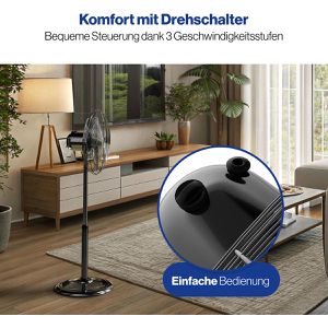 Produktbild für Ventilator Proficare PC-VL 3064 MS, 330641, Ø 40cm