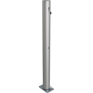 Absperrpfosten Schake 4272UZ, silber, aus Edelstahl