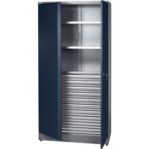 Werkzeugschrank Küpper 70593, aus Metall, grau / blau