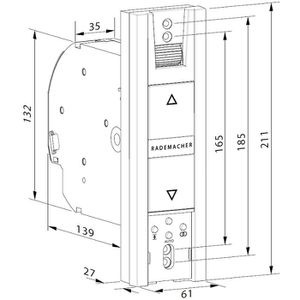 Produktbild für Gurtwickler Rademacher 1200 RolloTron Basis