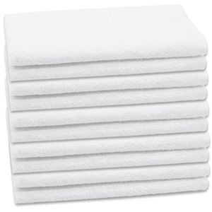 Handtuch Zollner Amalfi W Set, weiß, 40 x 60 cm