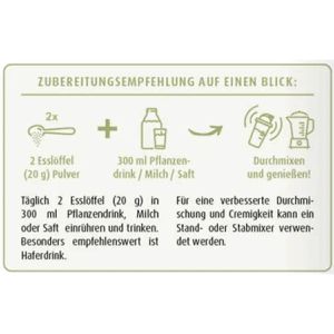 Produktbild für Proteinpulver Raab-Vitalfood Protein Shake grün, 360 g, BIO