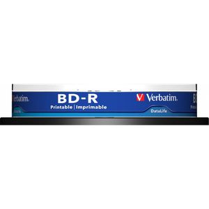 Produktbild für Blu-ray-Rohlinge Verbatim 43804, bedruckbar, BD-R