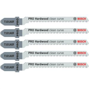 Produktbild für Stichsägeblätter Bosch PRO Hardwood clean curve, T101AOF