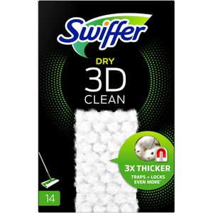 Produktbild für Ersatztücher Swiffer Bodentücher 3D Dry