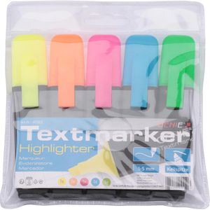 Produktbild für Textmarker Genie 40022, 5 Stück