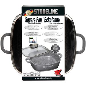 Produktbild für Bräter STONELINE Eckpfanne 14279, aus Aluguss