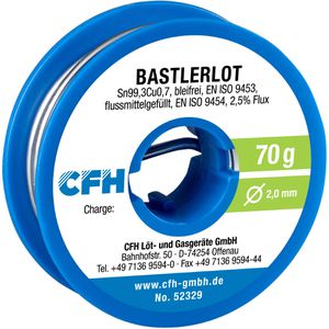 Lötzinn CFH Bastlerlot BL 329 Flussmittel bleifrei