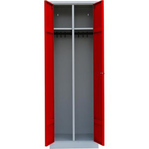 Produktbild für Spind G-Office WRC/2.1860.V2, Doppelspind, rot