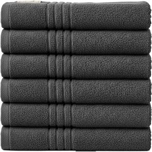 Handtuch Dyckhoff Nature Set, anthrazit, 30 x 50 cm