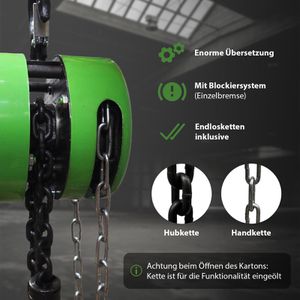 Produktbild für Kettenzug Trutzholm 41638, Flaschenzug