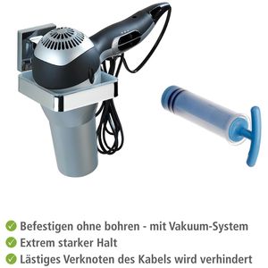 Produktbild für Haartrocknerhalter Wenko Vacuum-Loc Quadro