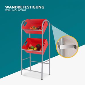 Produktbild für Getränkekistenregal Karat Rocket, für 3 Kisten