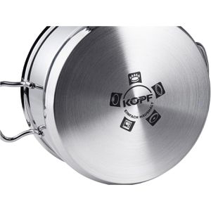 Produktbild für Topfset Kopf Merkur 125389, Edelstahl